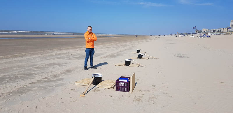 Zandsculpturen bouwen